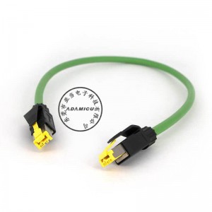 Мрежов кабел доставя Harting RJ45 конектор Ethernet мрежов кабел